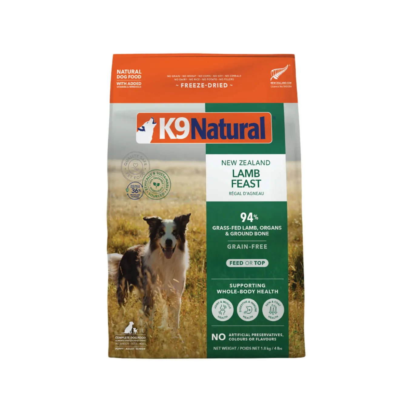 K9 Natural Freeze-Dried Dog Food