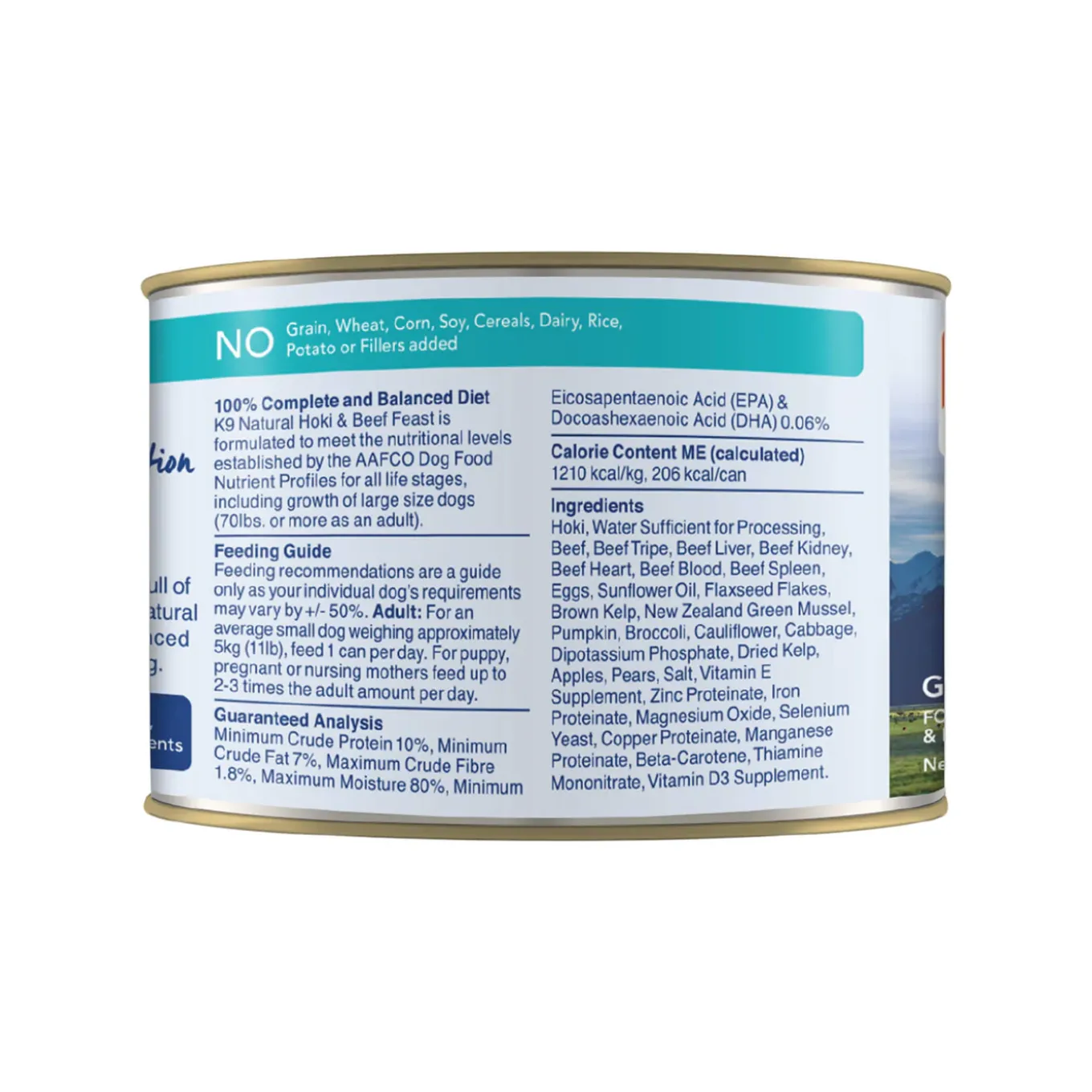 K9 Natural Grain-Free Canned Dog Food