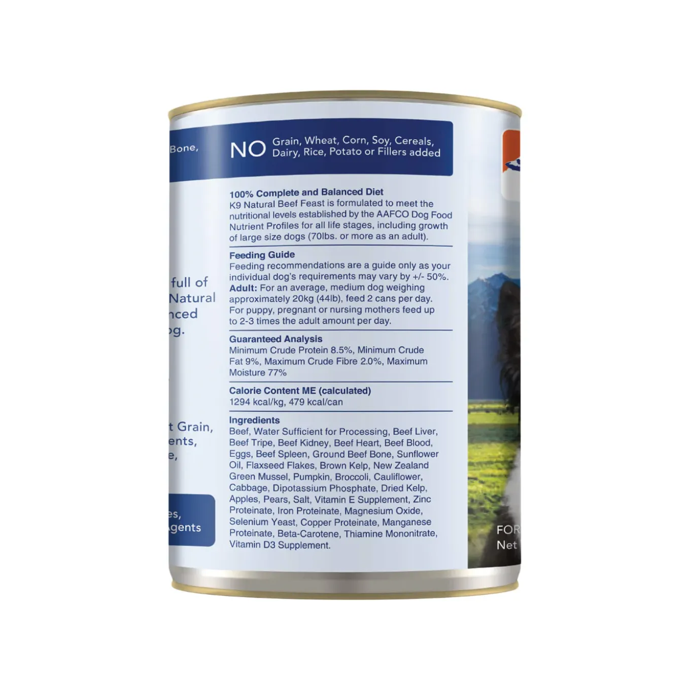 K9 Natural Grain-Free Canned Dog Food