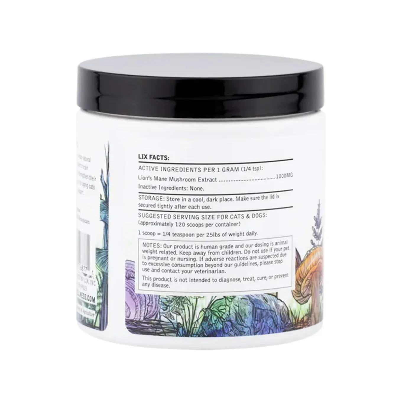 LIX Restore Organic Mushroom Powder for Dogs & Cats