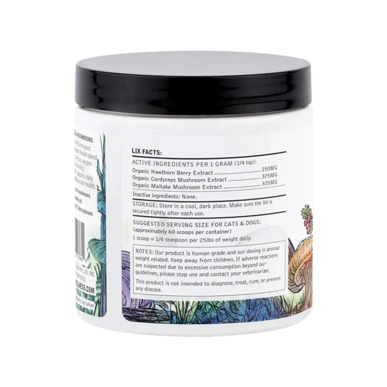 LIX Restore Organic Mushroom Powder for Dogs & Cats
