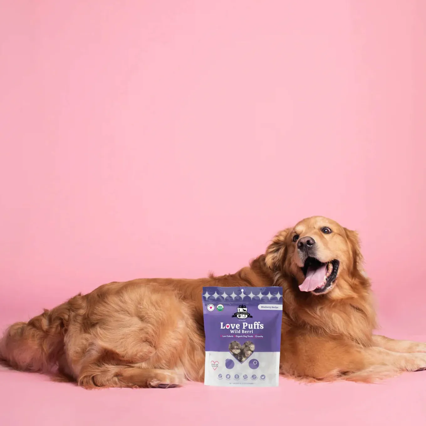 Lord Jameson Love Puffs Crunchy Organic Dog Treats