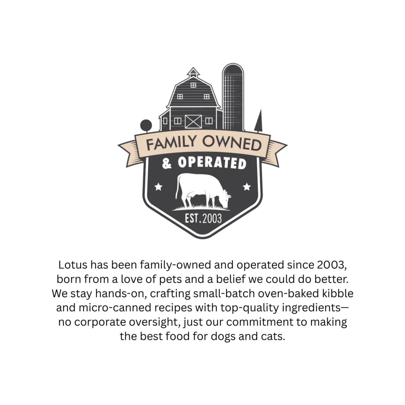 Lotus Oven Baked Kibble Good Grains Adult Dry Dog Food