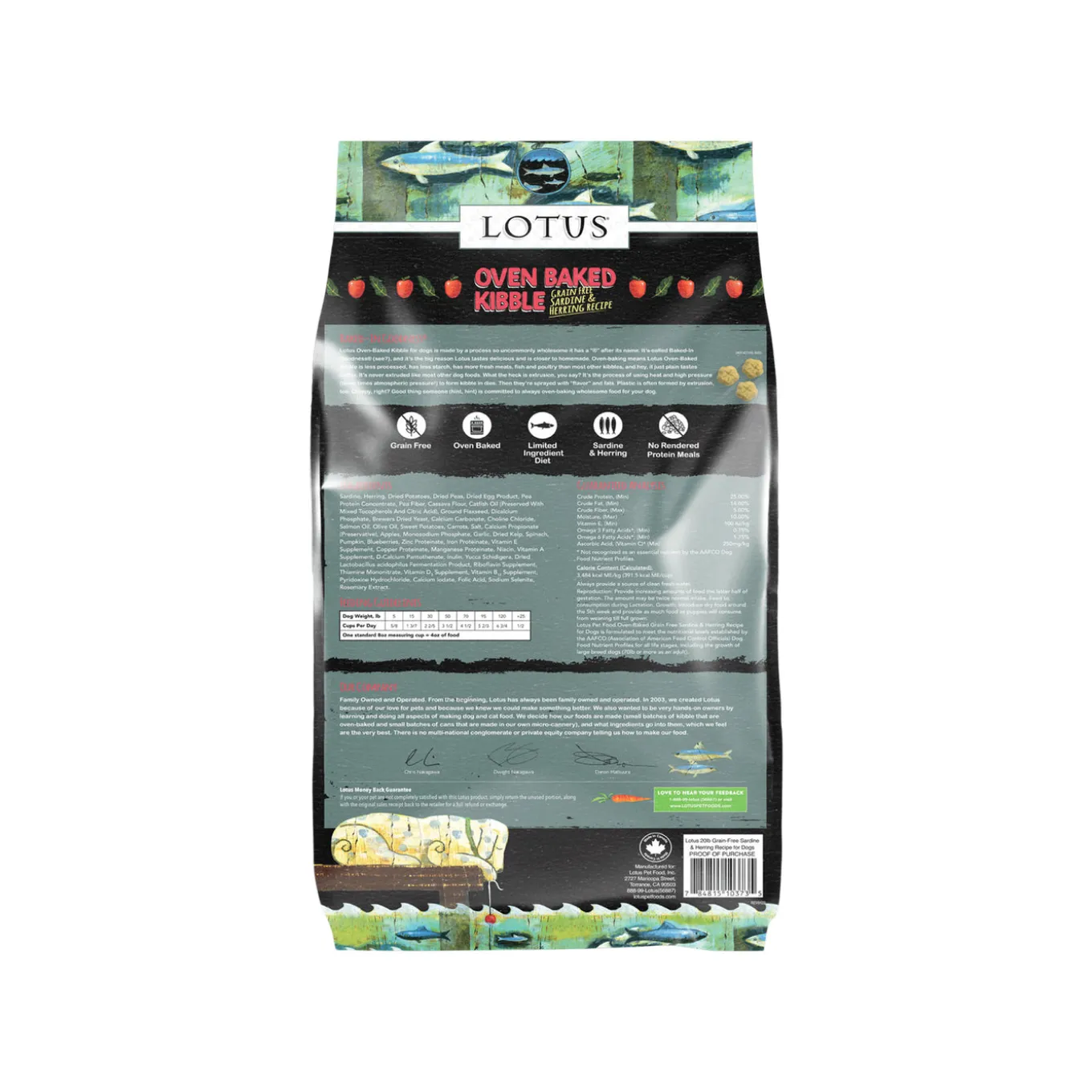 Lotus Oven Baked Kibble Grain Free Dry Dog Food