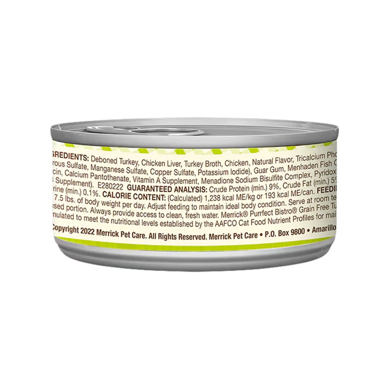 Merrick Purrfect Bistro Grain Free Pate Canned Cat Food