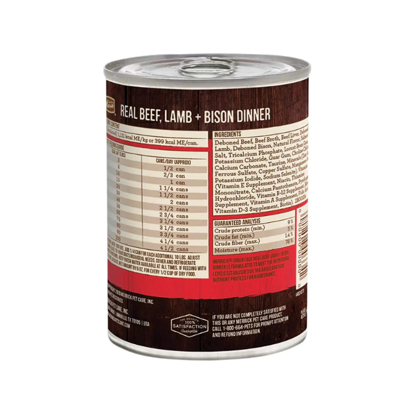 Merrick Grain Free Canned Dog Food