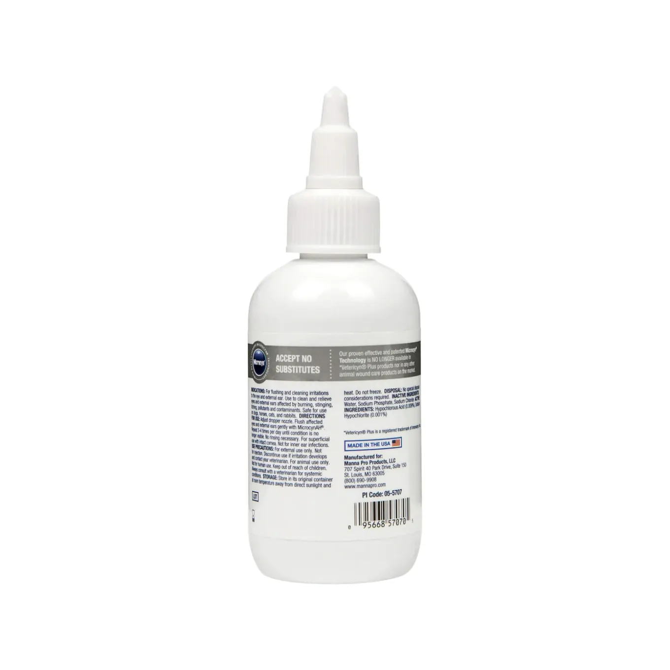 MicrocynAH Ear & Eye Wash for Dogs & Cats