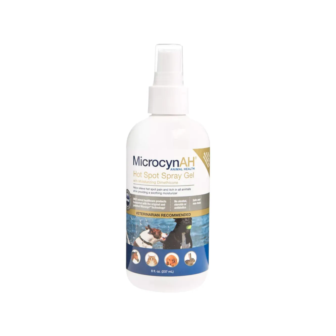 MicrocynAH Hot Spot Spray Gel for Dogs & Cats