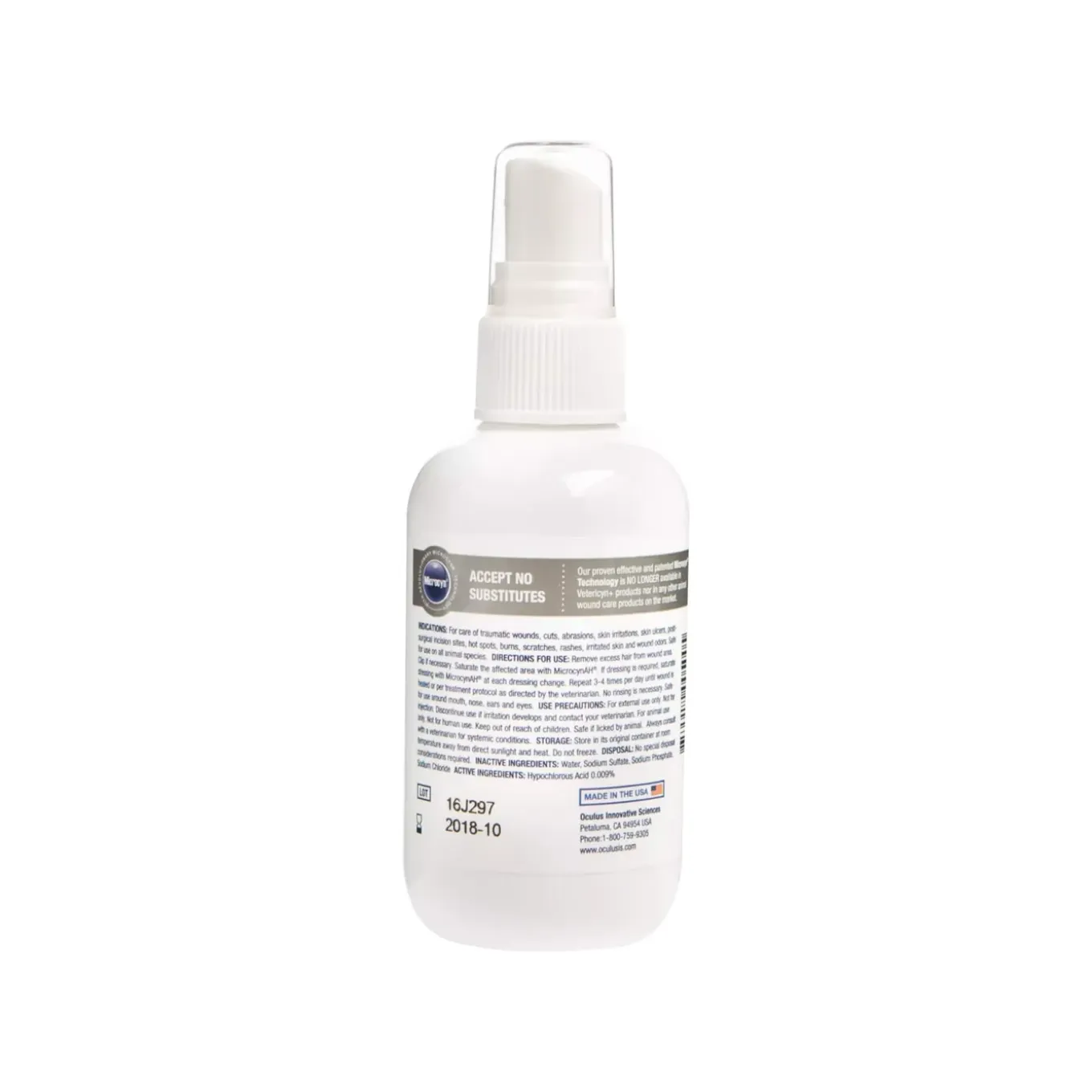 MicrocynAH Wound & Skin Care Spray for Dogs & Cats