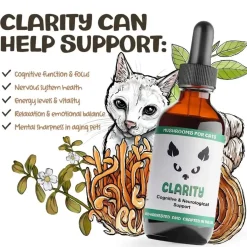 MycoDog Clarity Liquid Cognitive Support Supplement for Cats
