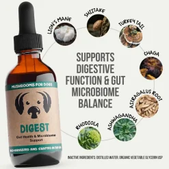 MycoDog Digest Liquid Gut Health Supplement for Dogs