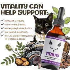 MycoDog Vitality Liquid Immune Support Supplement for Cats