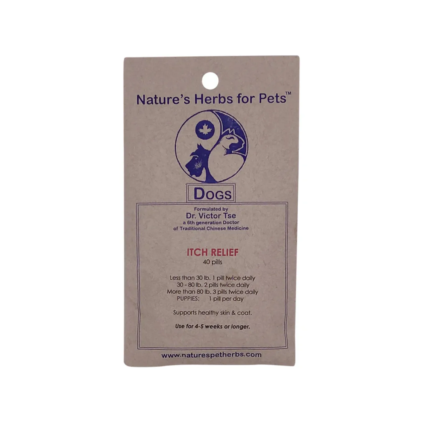 Nature's Herbs for Pets Itch Relief