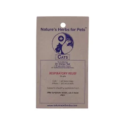Nature's Herbs for Pets Respiratory Relief for Dogs and Cats