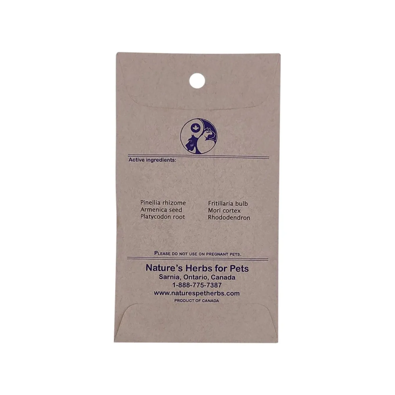 Nature's Herbs for Pets Respiratory Relief for Dogs and Cats