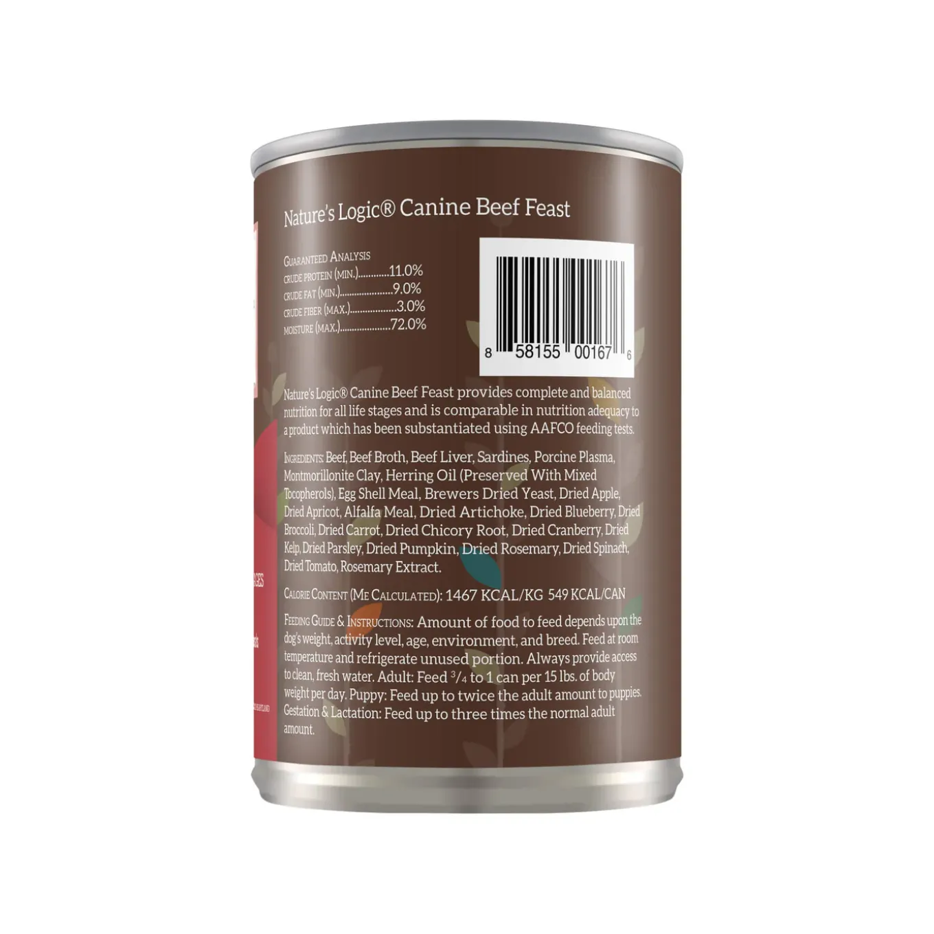 Nature's Logic Canine Canned Wet Food for Dogs