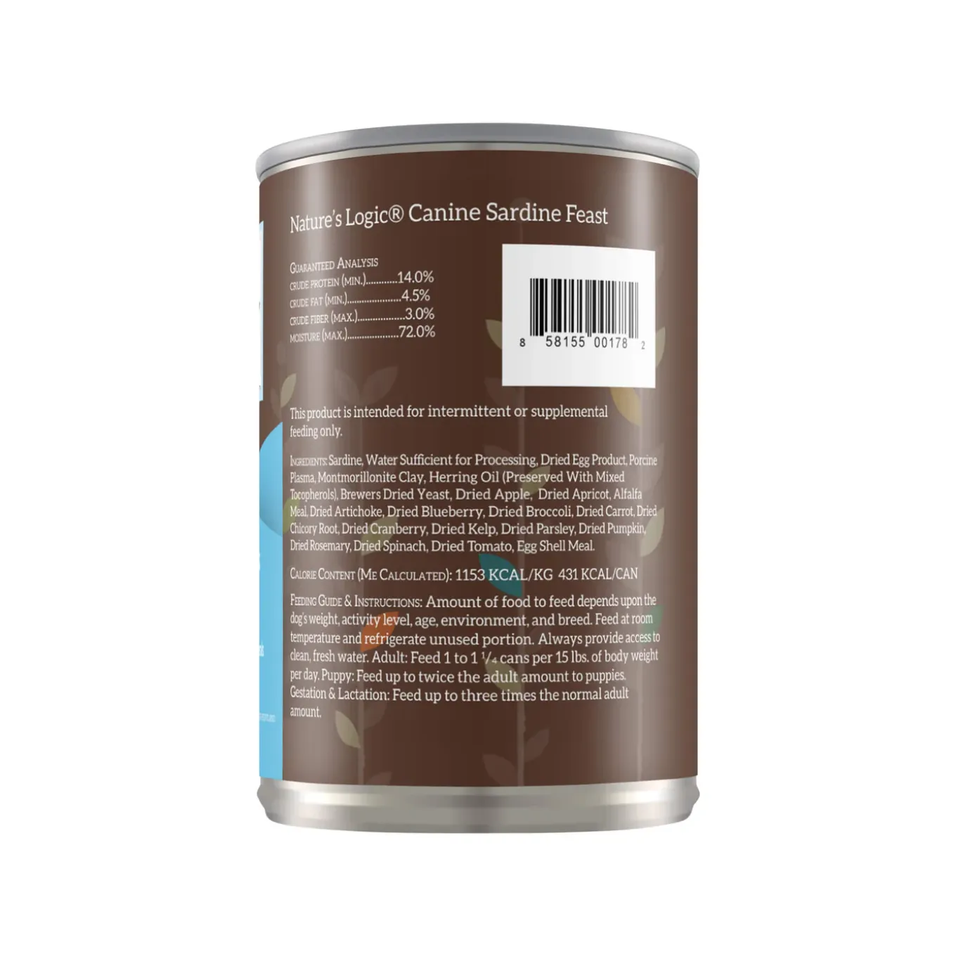 Nature's Logic Canine Canned Wet Food for Dogs