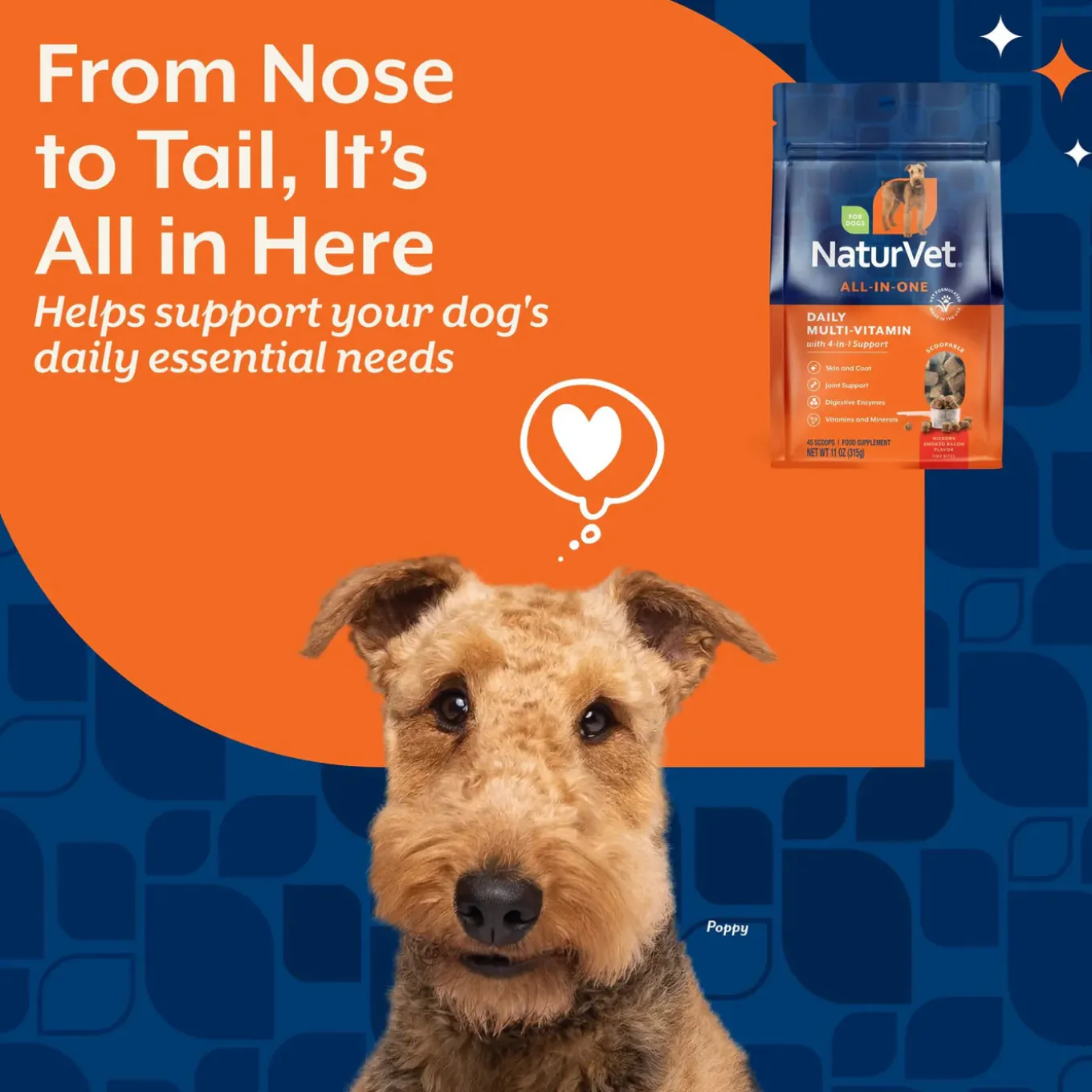 NaturVet All-In-One Daily Essentials Chews for Dogs