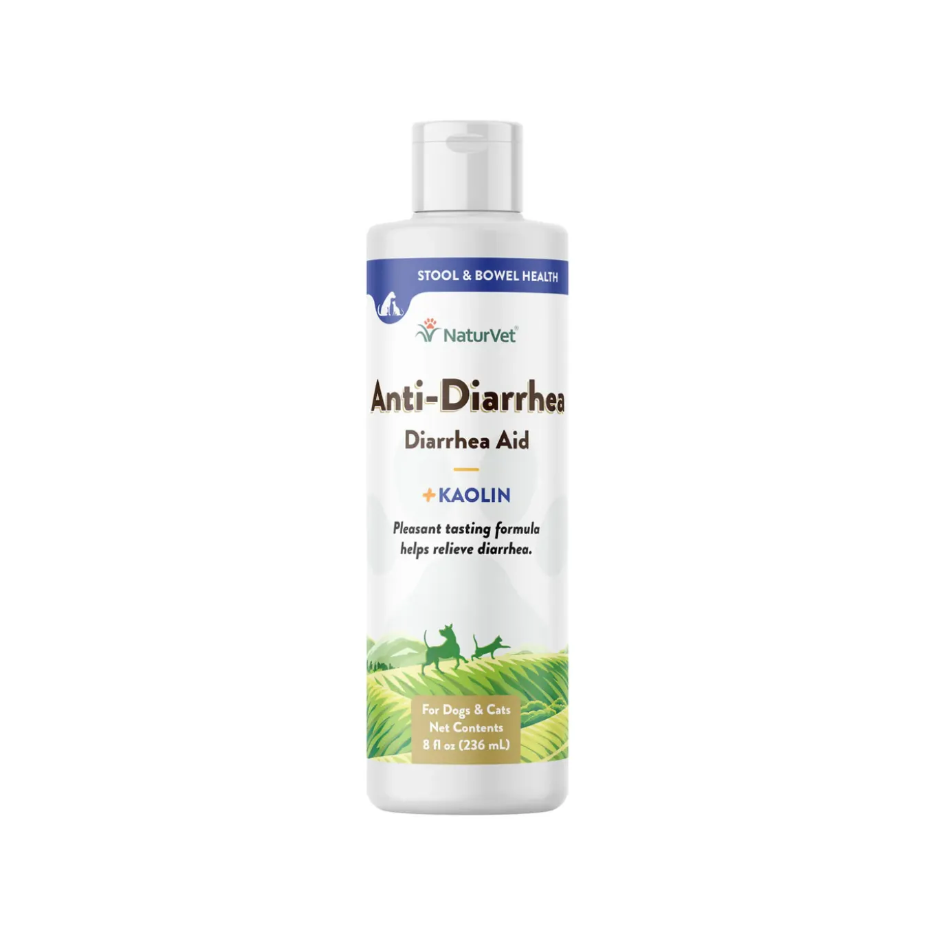 NaturVet Anti-Diarrhea Liquid for Dogs & Cats