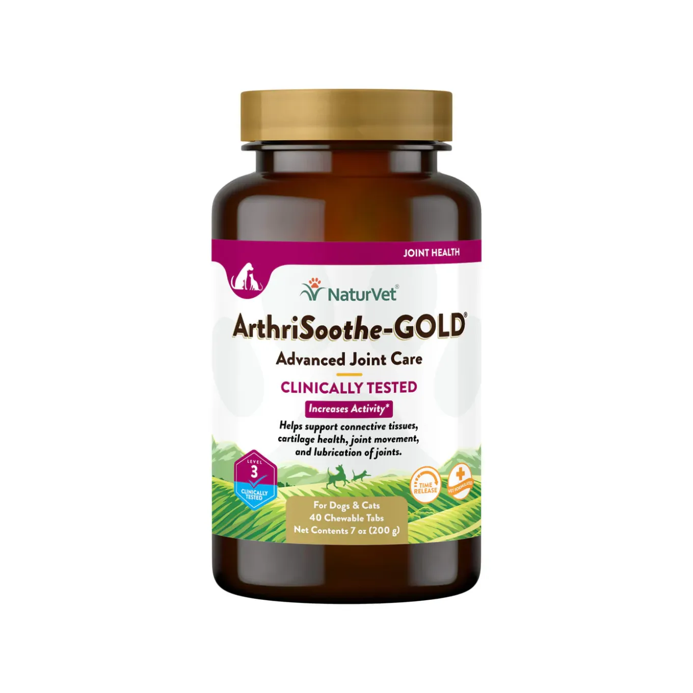 NaturVet ArthriSoothe Gold Advanced Joint Care for Dogs & Cats