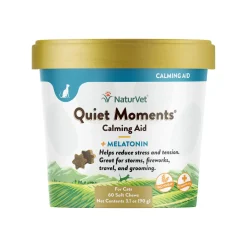 NaturVet Quiet Moments Calming Soft Chews for Cats