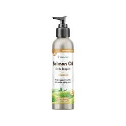 NaturVet Salmon Oil Daily Skin & Coat Support Plus Omegas for Dogs & Cats