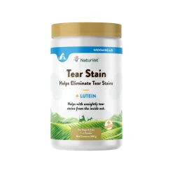 NaturVet Tear Stain Plus Lutein Supplement for Dogs & Cats