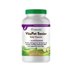 NaturVet VitaPet Senior Dog Daily Vitamin Plus Glucosamine