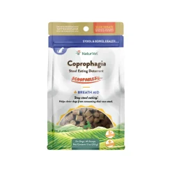NaturVet Coprophagia Stool Eating Deterrent & Breath Aid for Dogs
