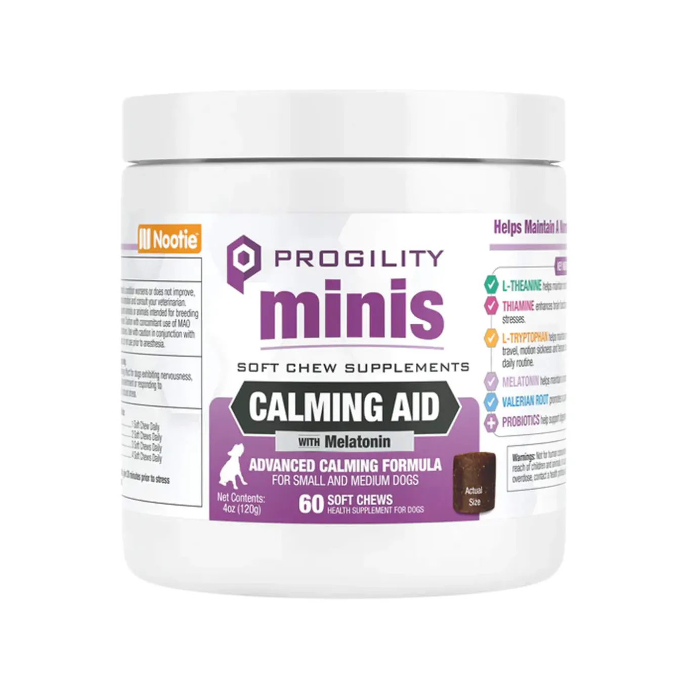 Nootie Progility Calming Supplement for Dogs