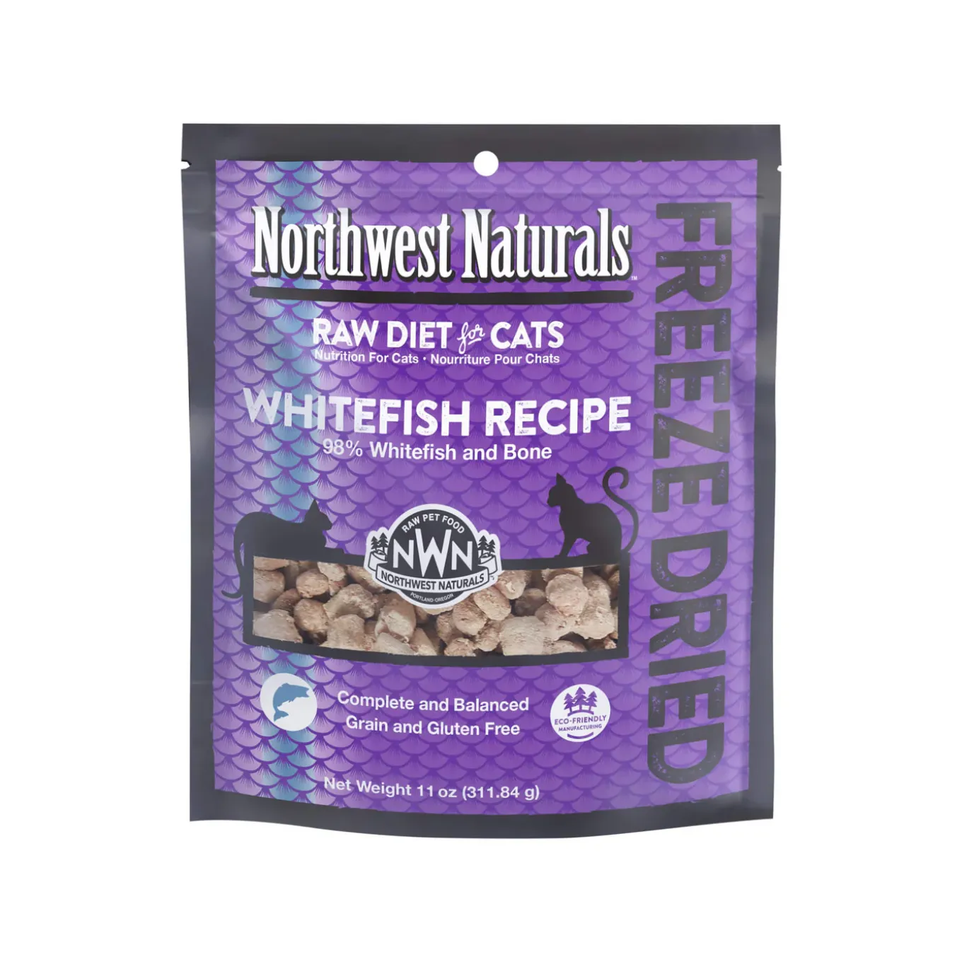 Northwest Naturals Freeze Dried Raw Diet Cat Food