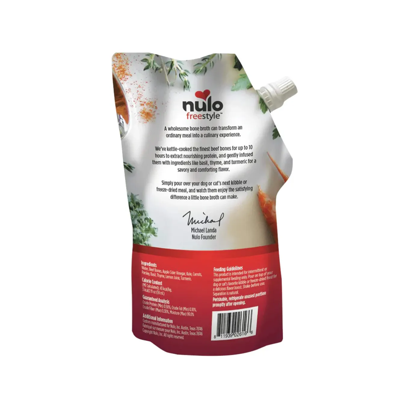 Nulo Freestyle Bone Broth for Cats & Dogs