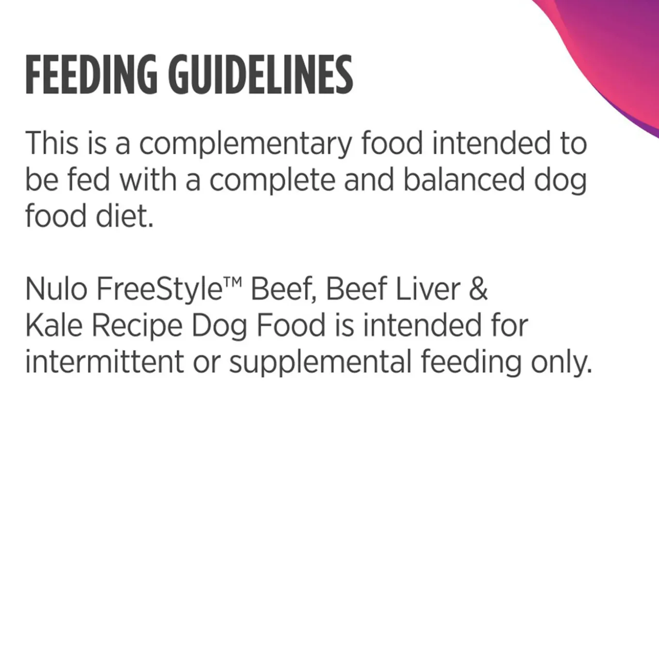 Nulo Freestyle Dog Food Topper 2.8 oz (Case of 24)