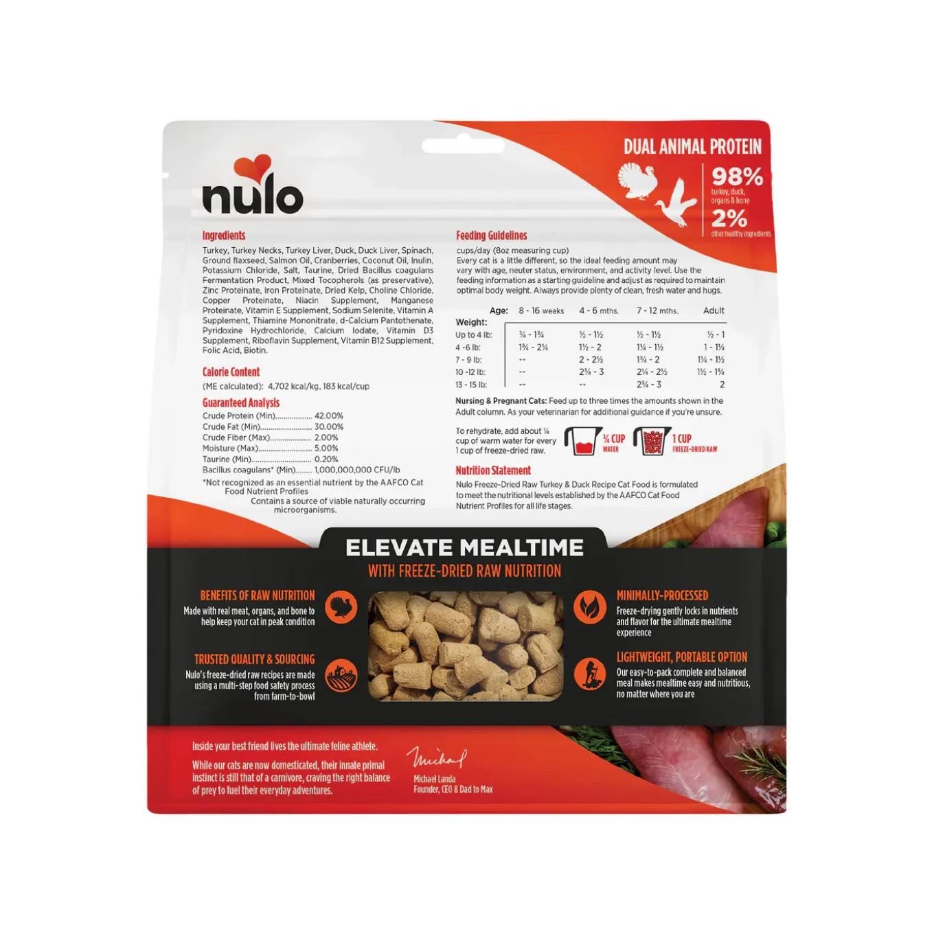 Nulo Freeze Dried Raw Cat Food