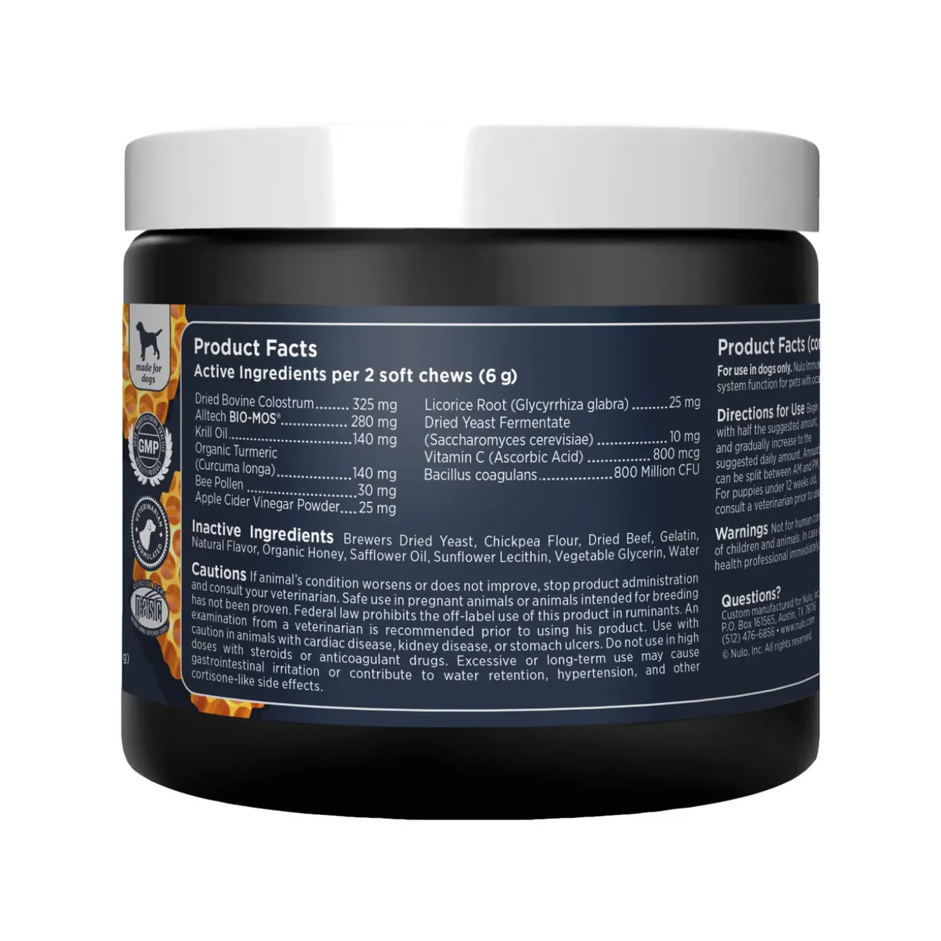 Nulo Functional Immune Soft Chew Supplements for Dogs