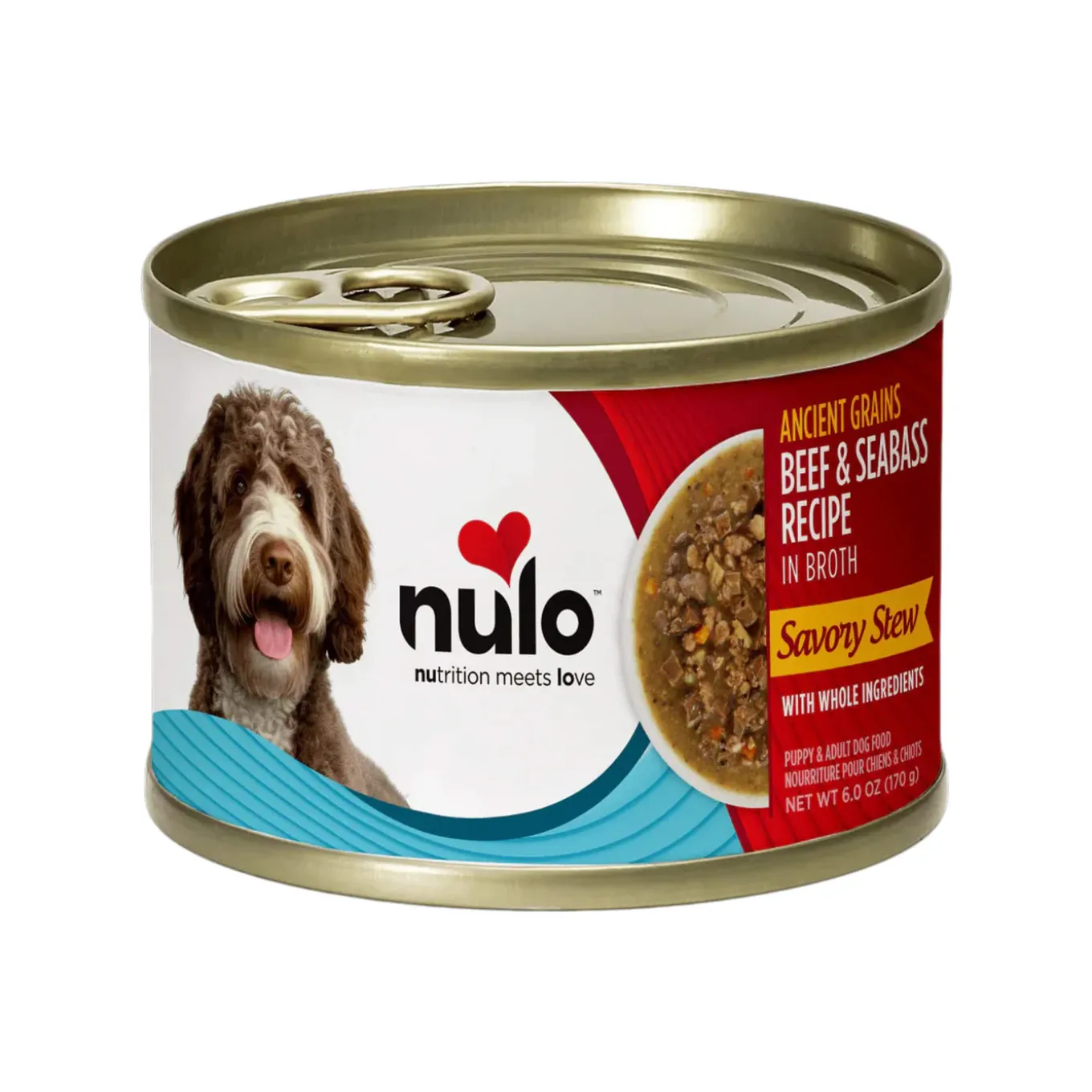 Nulo Ancient Grain Savory Stew Canned Dog Food 6 oz (Case of 8)