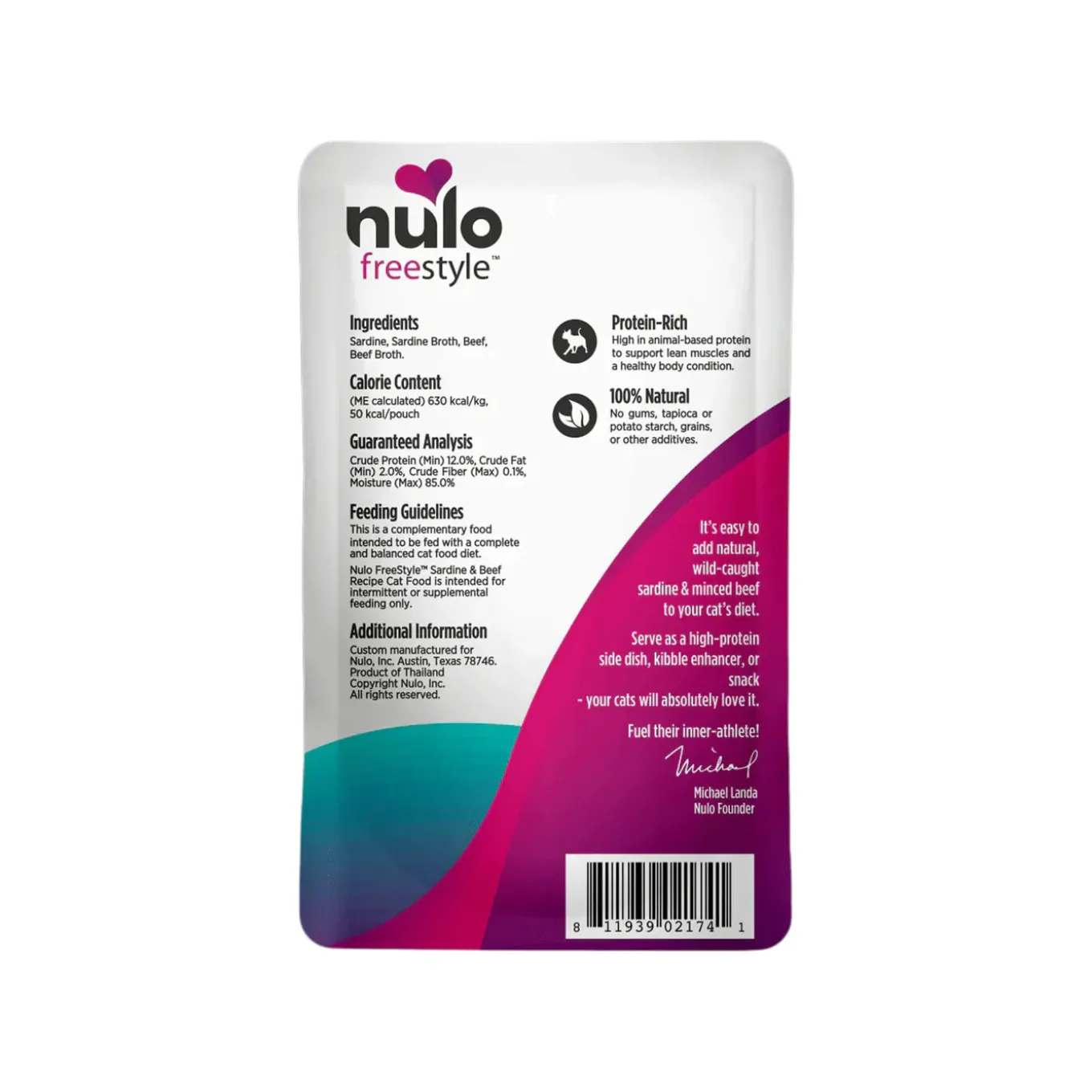 Nulo Freestyle Limited Ingredient Cat Food Topper 2.8 oz (Case of 24)