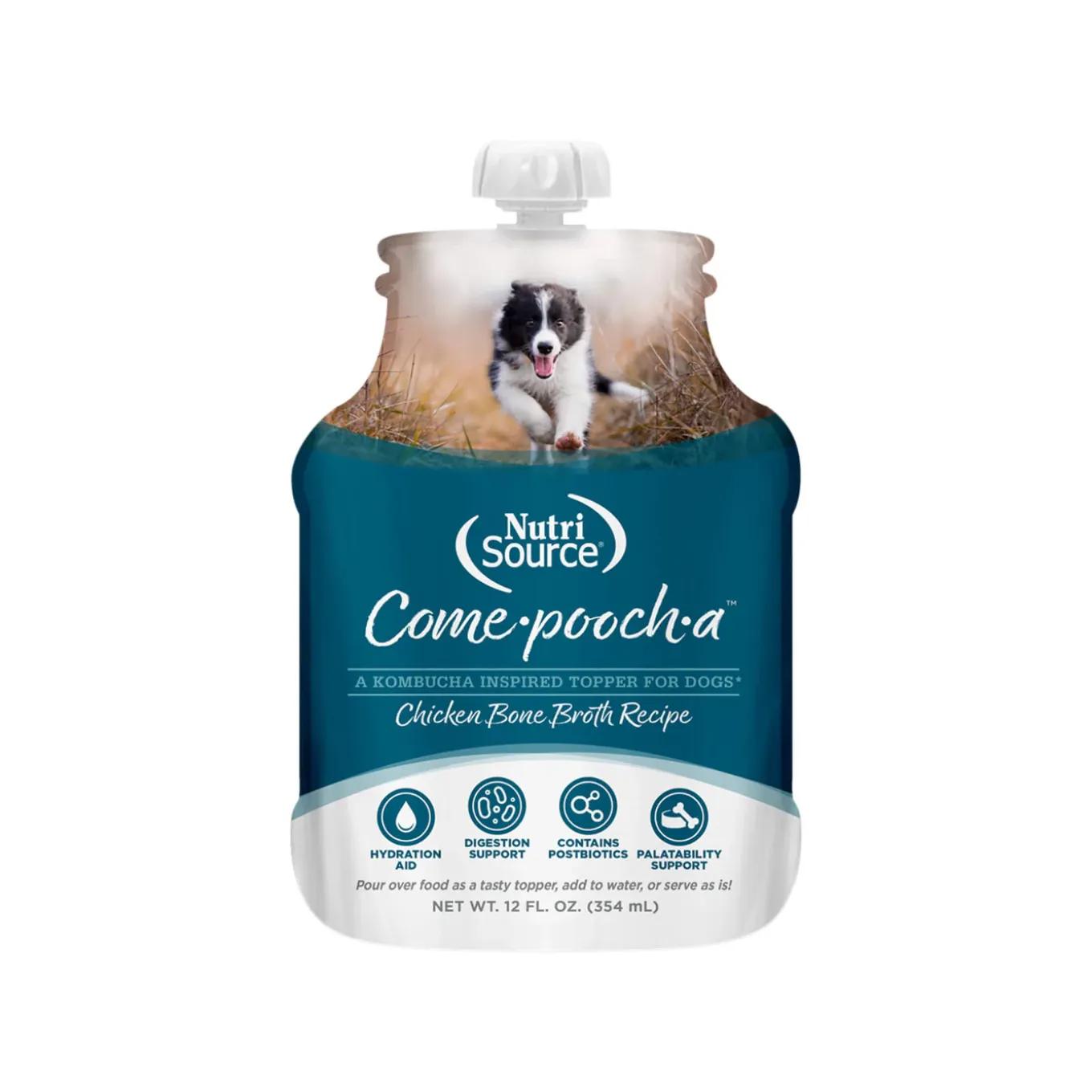 Nutrisource Come-pooch-a Bone Broth Dog Food Topper