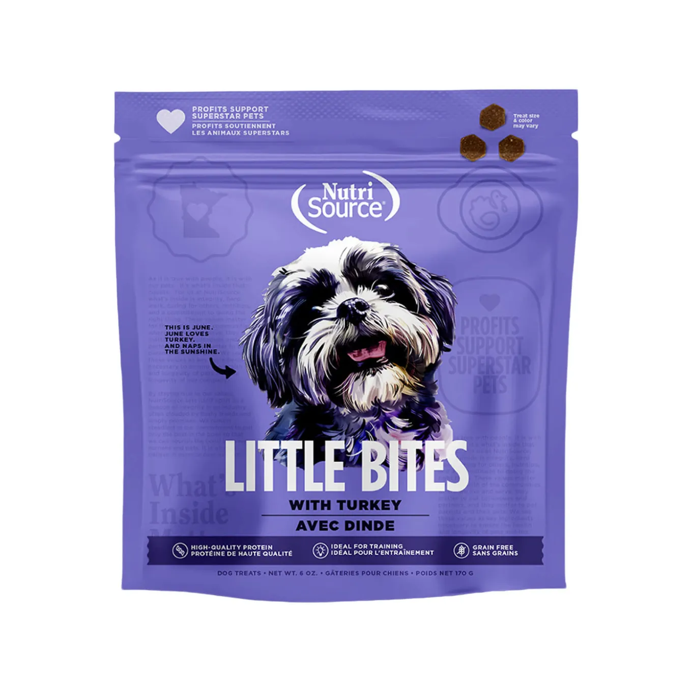Nutrisource Grain Free Little Bites Soft & Chewy Dog Treats