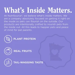 Nutrisource Nutty Butter Bites Plant Protein Dog Treats