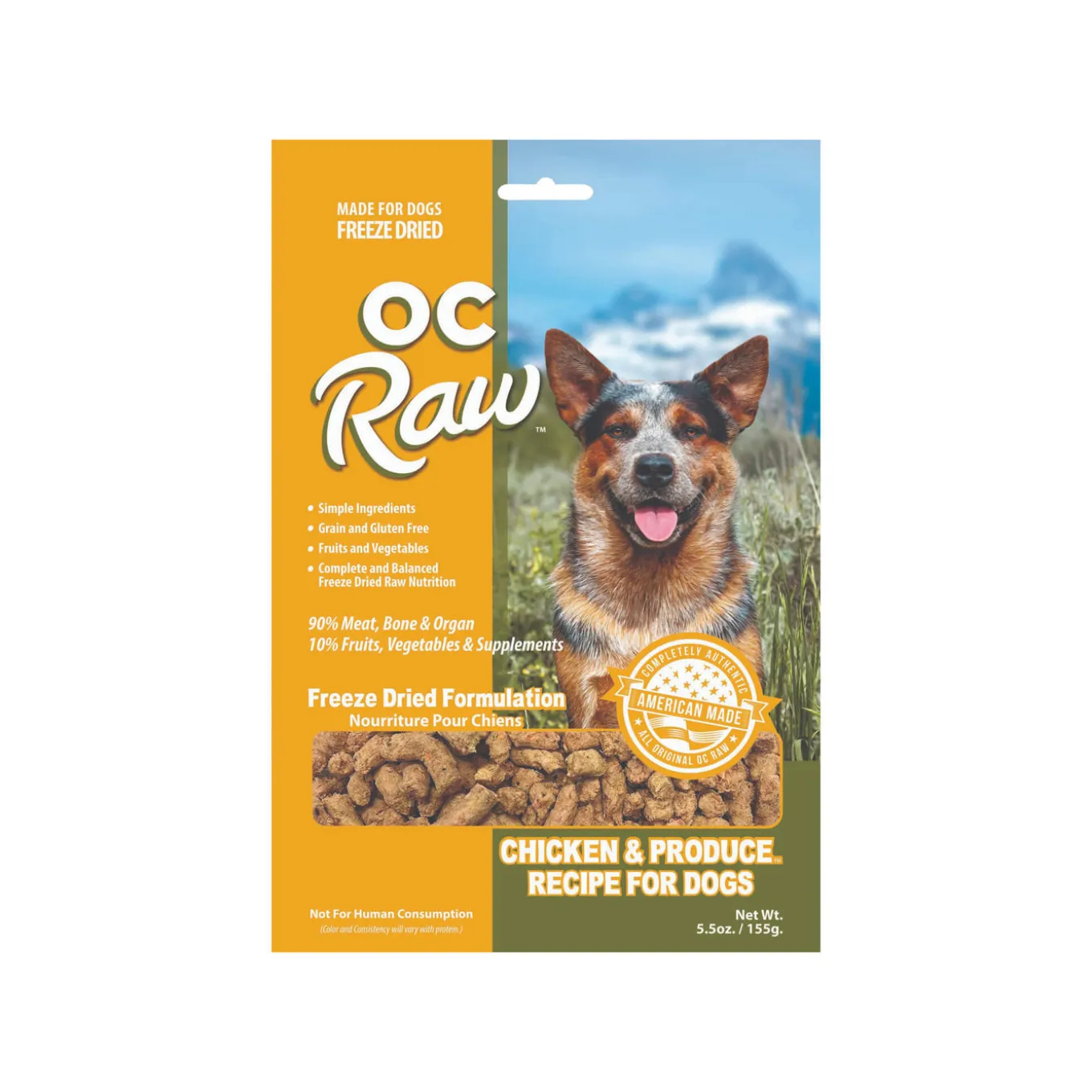 OC Raw Freeze Dried Meaty Rox Dog Food