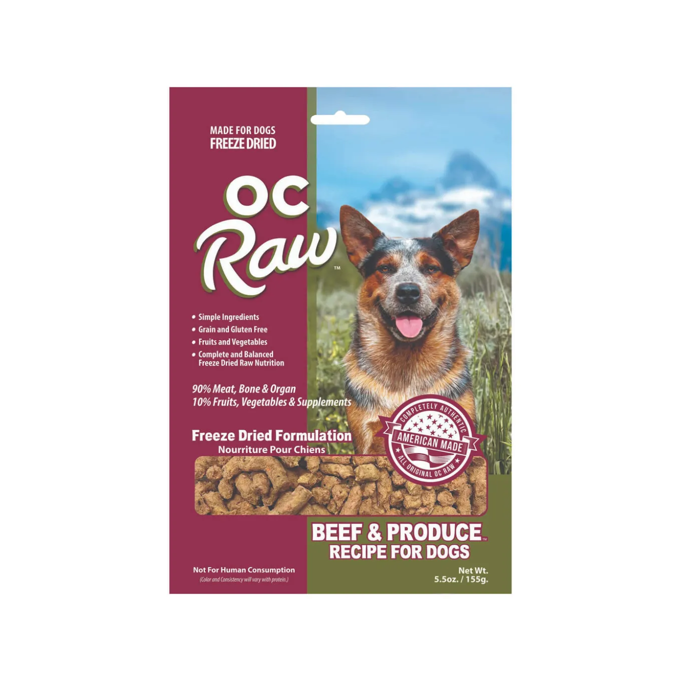 OC Raw Freeze Dried Meaty Rox Dog Food