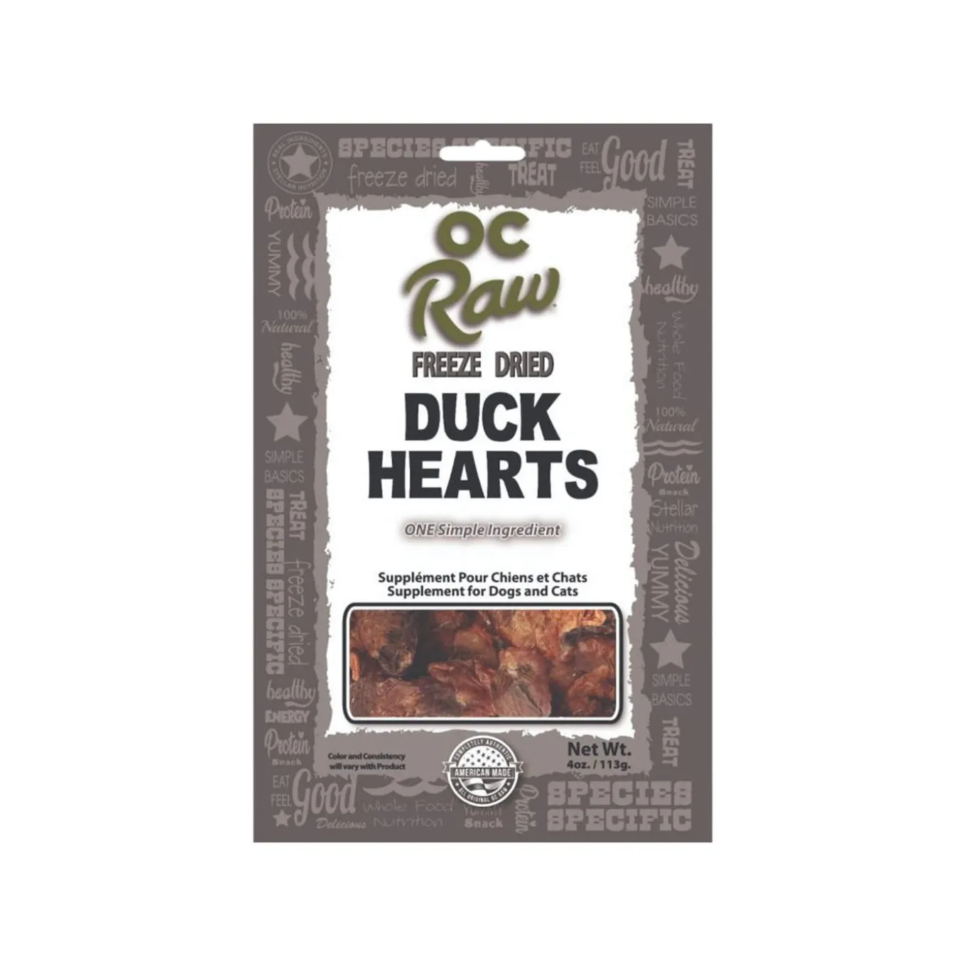 OC Raw Freeze Dried Single Ingredient Dog Treats