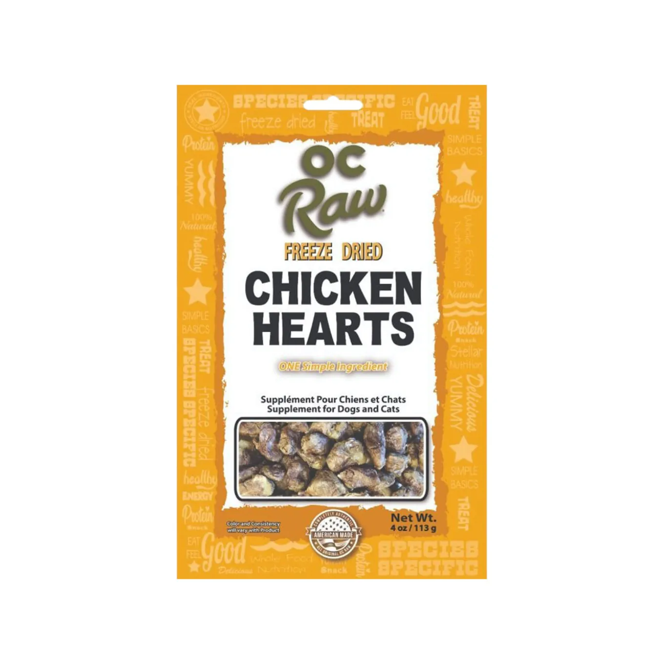 OC Raw Freeze Dried Single Ingredient Dog Treats