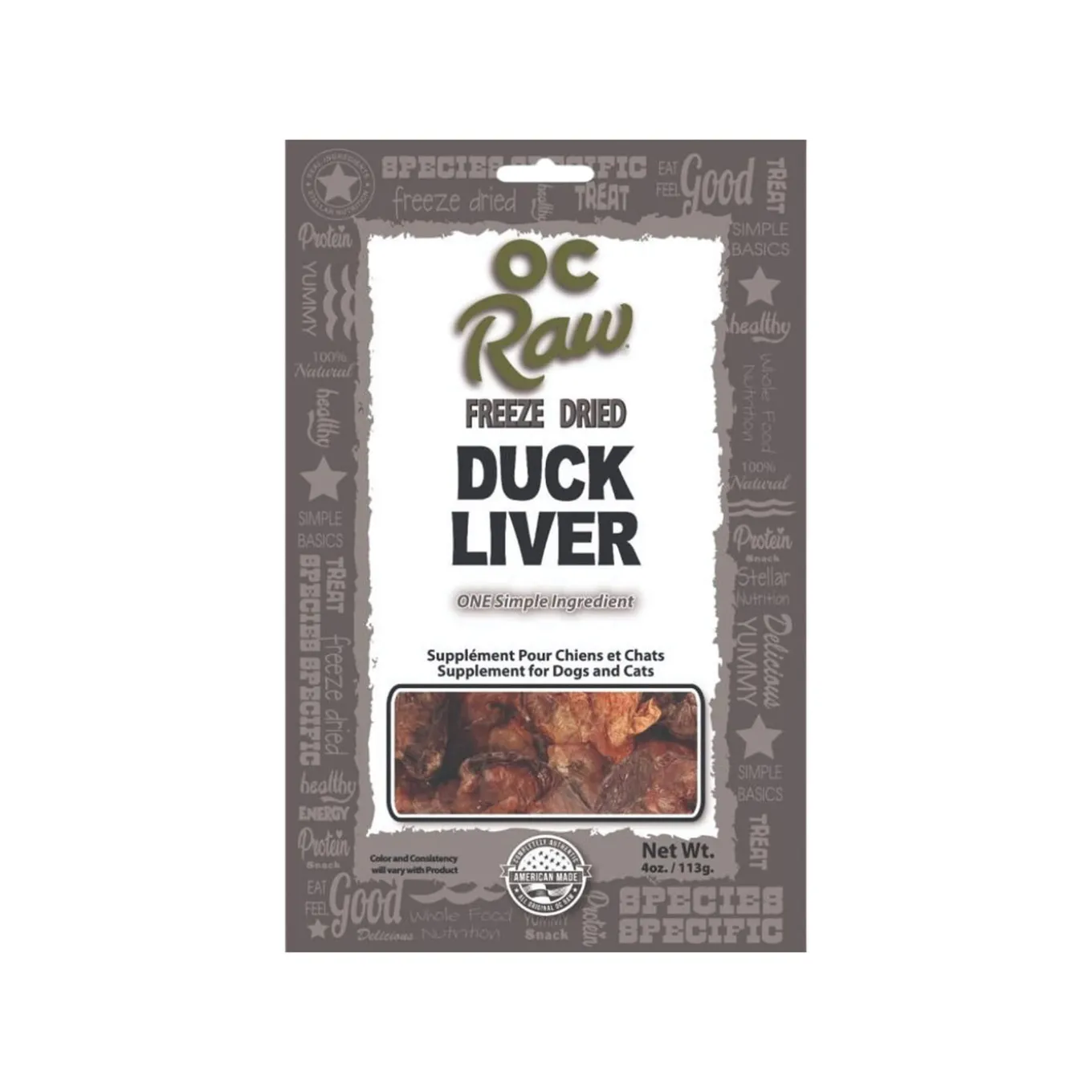 OC Raw Freeze Dried Single Ingredient Dog Treats