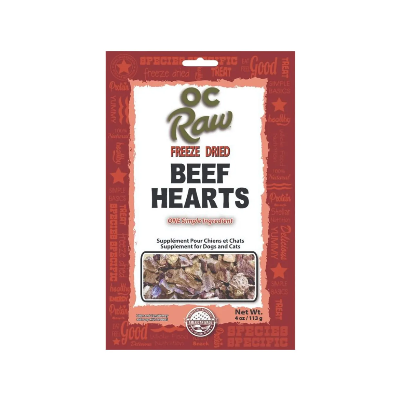 OC Raw Freeze Dried Single Ingredient Dog Treats