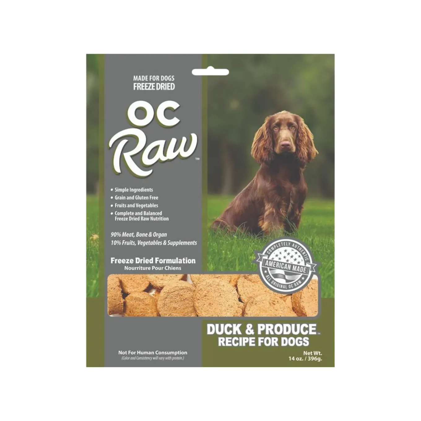 OC Raw Freeze Dried Sliders Dog Food