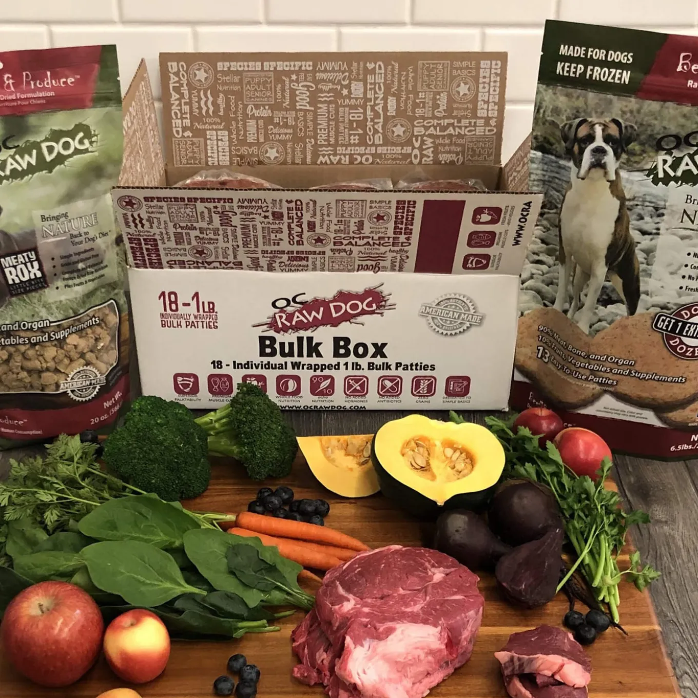 OC Raw Freeze Dried Sliders Dog Food