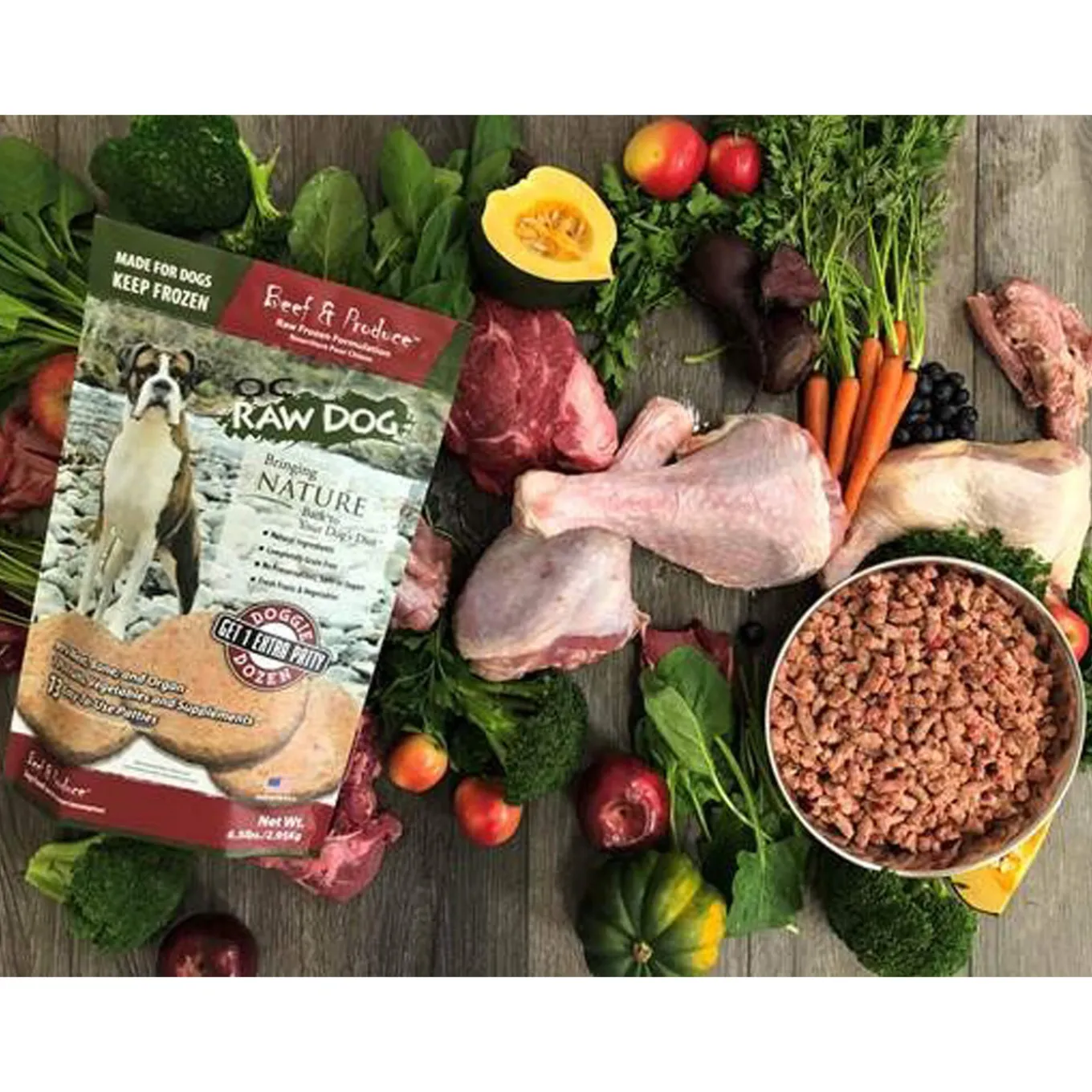 OC Raw Freeze Dried Sliders Dog Food
