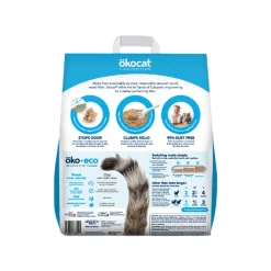 OKOcat Natural Wood Clumping Cat Litter